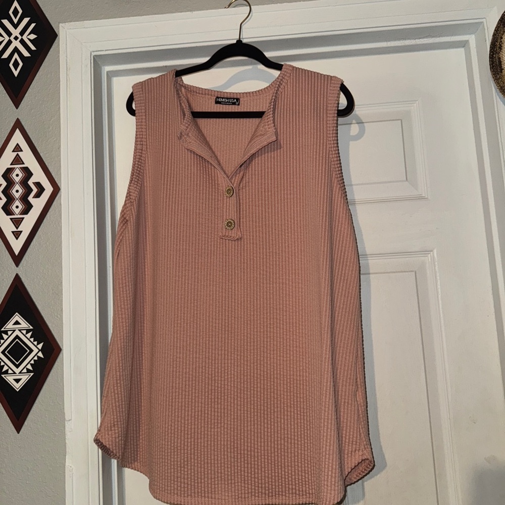 HEIMISH USA Sleeveless Blouse in Mauve